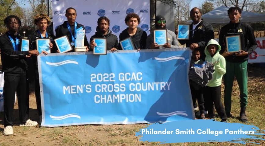 Philander Smith College Men Win 2022 Gulf Coast Athletic Conference Cross Country Title